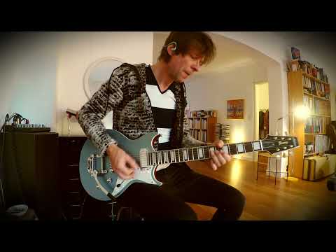 Aria Pro II Bowery Hot Rod Electric Guitar With Bigsby 212-MK2