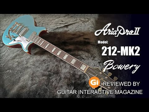 Aria Pro II Bowery Hot Rod Electric Guitar With Bigsby 212-MK2