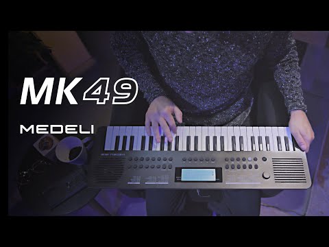 Medeli Nebula Series Keyboard 49 Key Black MK49BK