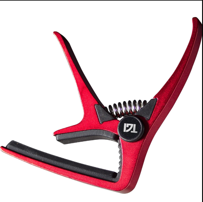 TGI Acoustic Guitar Trigger CAPO Quick Change - RED TGTC4RD