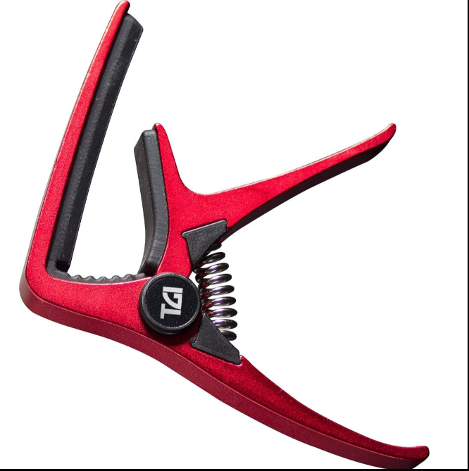 TGI Acoustic Guitar Trigger CAPO Quick Change - RED TGTC4RD