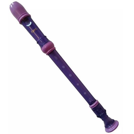Kent Clear Purple Descant School Recorder