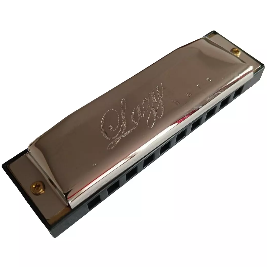 Lazy Harp Diatonic 10-Hole Blues Harp Key E Harmonica MOUTH ORGAN