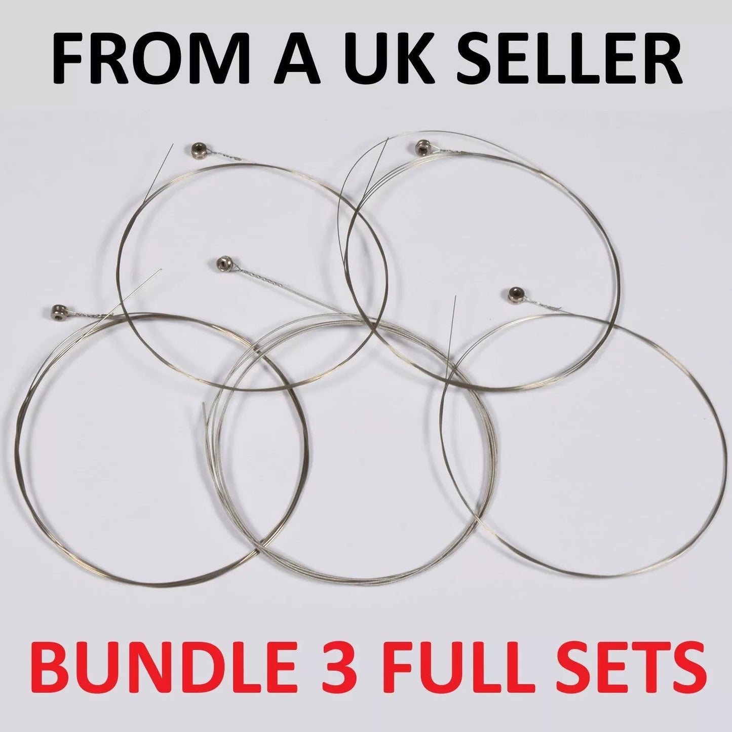 5 String G-Banjo String Bundle - 3 Full Sets