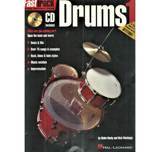 Fast Track Drums Book 1 - Blake Neely - 0793574099