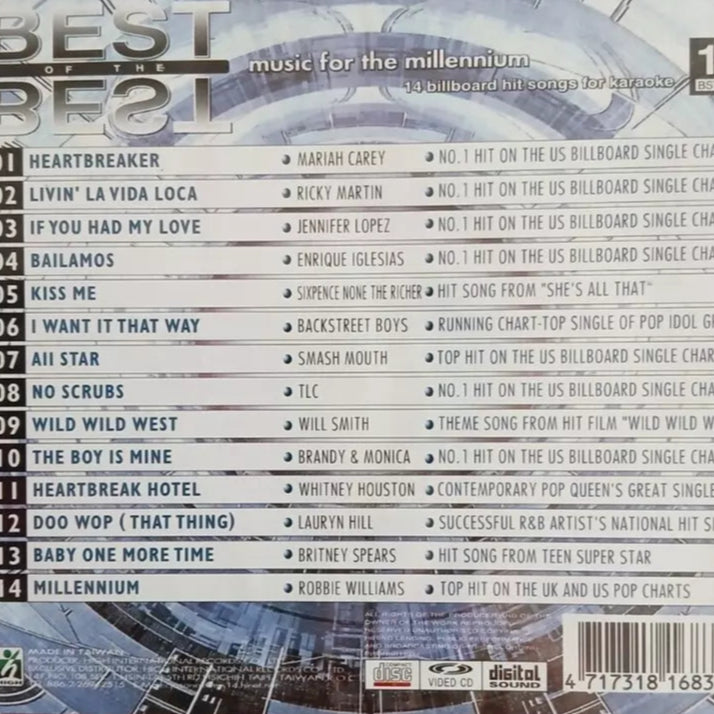 Karaoke Backing Tracks CD Best of the Best Vol 11