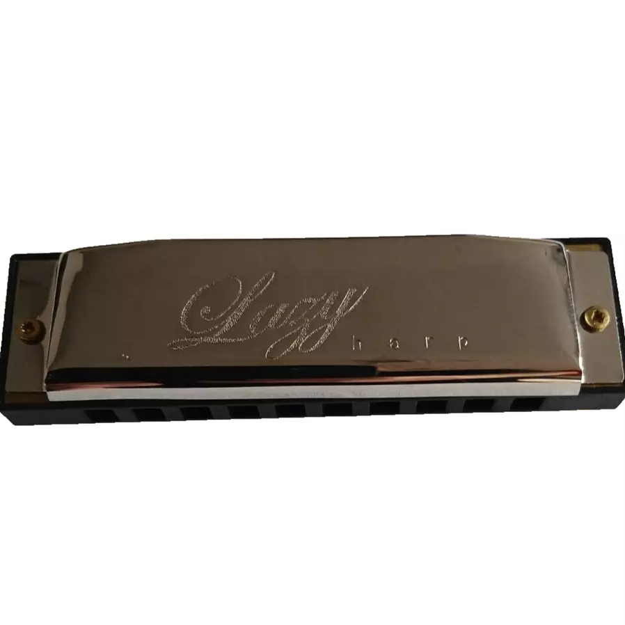 Lazy Harp Diatonic 10-Hole Blues Harp Key E Harmonica MOUTH ORGAN