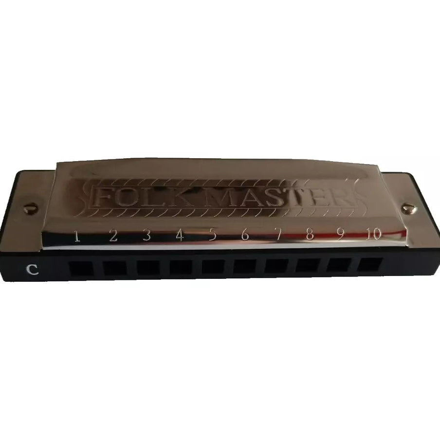 Folkmaster Diatonic Harmonica 10-Hole Mouth Organ Harp Key C