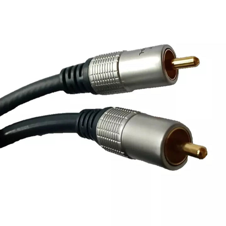 AV Scart RCA Phono Gold Plated Connectors 3m Cable