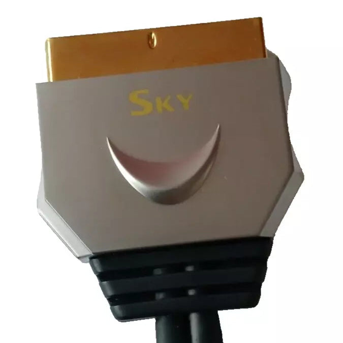 AV Scart RCA Phono Gold Plated Connectors 3m Cable