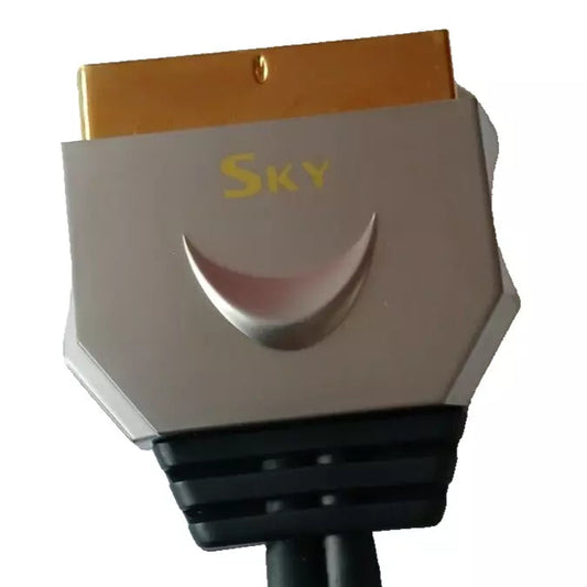 AV Scart RCA Phono Gold Plated Connectors 3m Cable