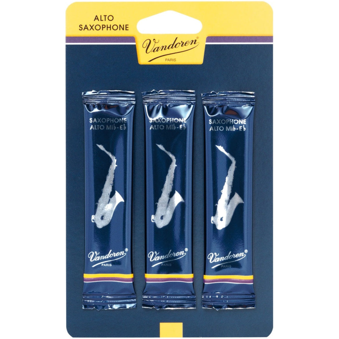 Vandoren Alto Saxophone Reeds Eb 2.5 Traditional (3 Pack)