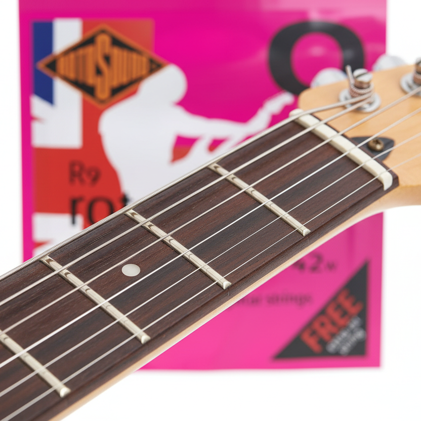 Rotosound Electric Guitar Strings 9-42 Pinks R9 3 SET BUNDLE