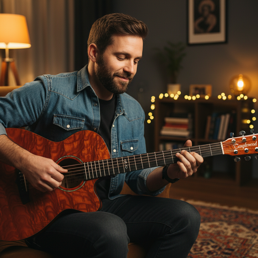 Tanglewood Electro Acoustic Guitar Azure Honey - TA4CEHN