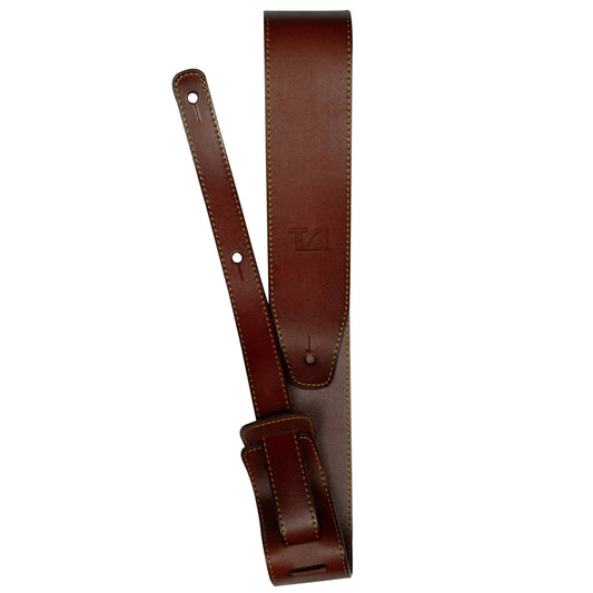 TGI Premium Brown Leather Guitar Strap