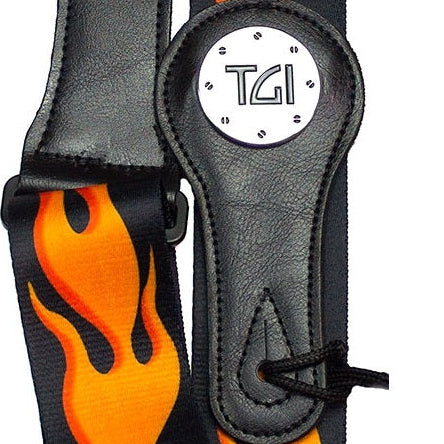 TGI Guitar Flames Strap
