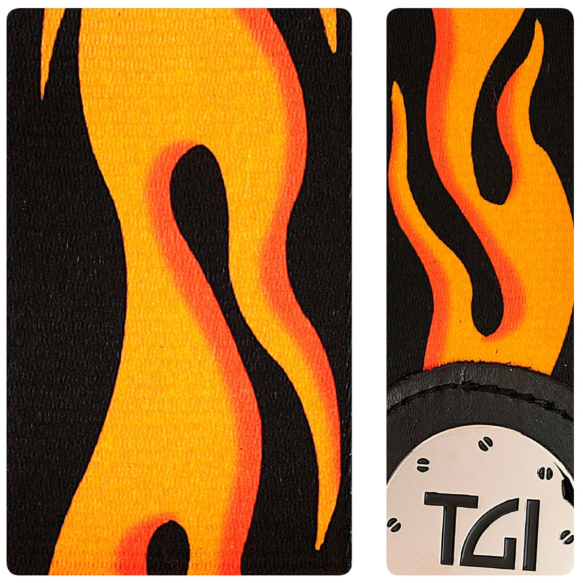 TGI Guitar Flames Strap