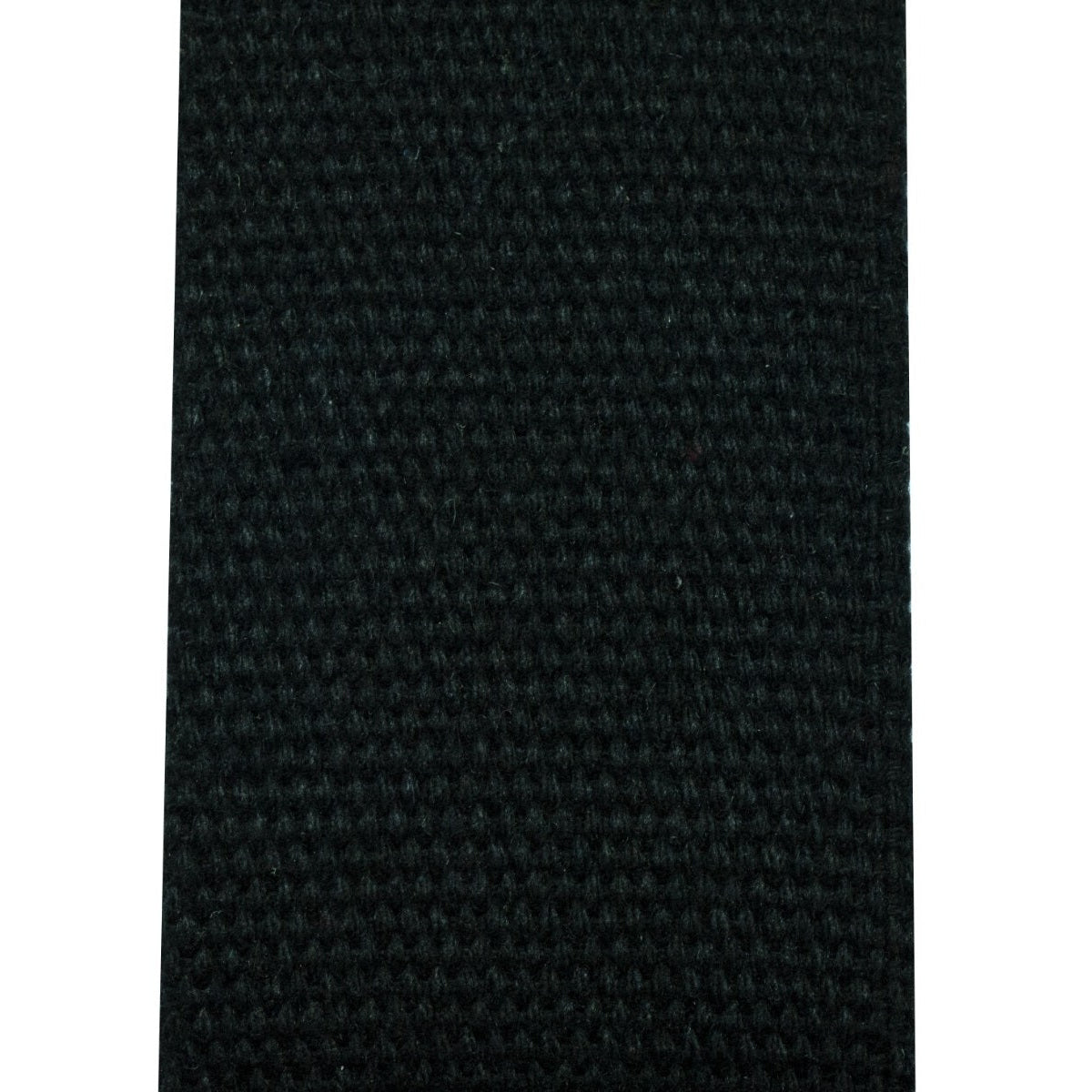 TGI Vegan Guitar Strap Woven Black Cotton