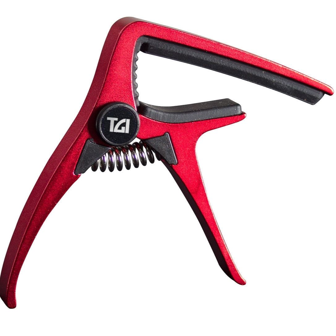 TGI Acoustic Guitar Trigger CAPO Quick Change - RED TGTC4RD