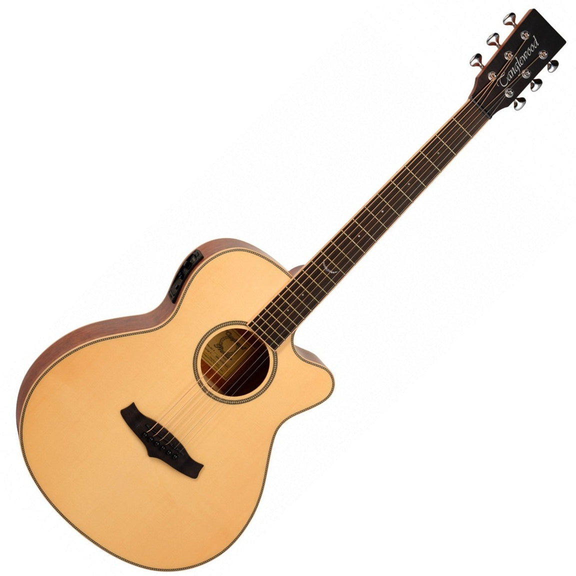 Tanglewood Premier Electro Acoustic Guitar Natural Satin TP4CE 