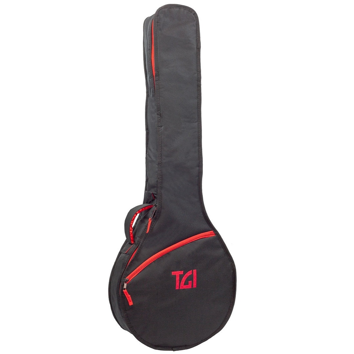 TGI Tenor Banjo Padded Gig Bag Transit Series Red & Black