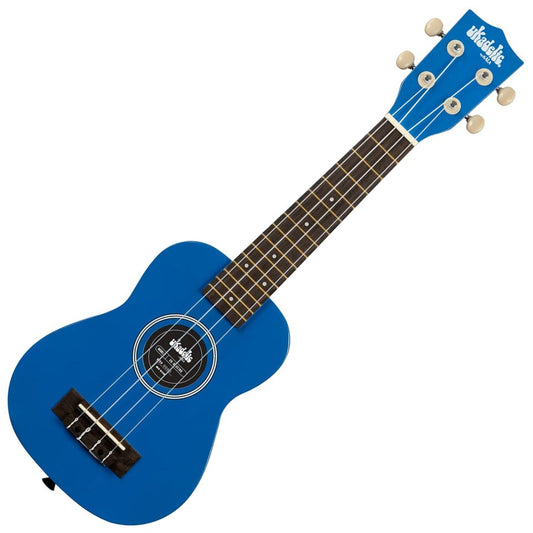 Kala Brand Ukadelic Soprano Ukulele Blue Ink