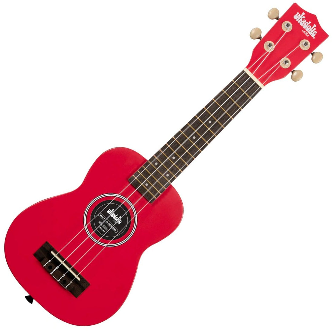 Kala Brand Ukadelic Soprano Ukulele Cherry Bomb