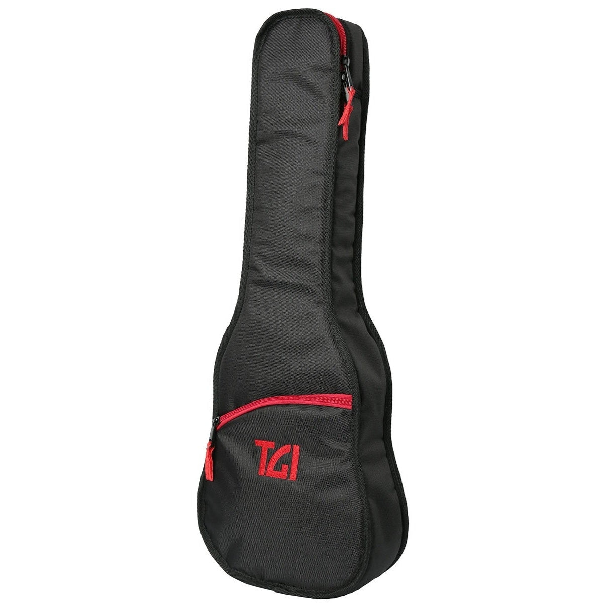 TGI Tenor Ukulele Padded Gig Bag Transit Series Black & Red