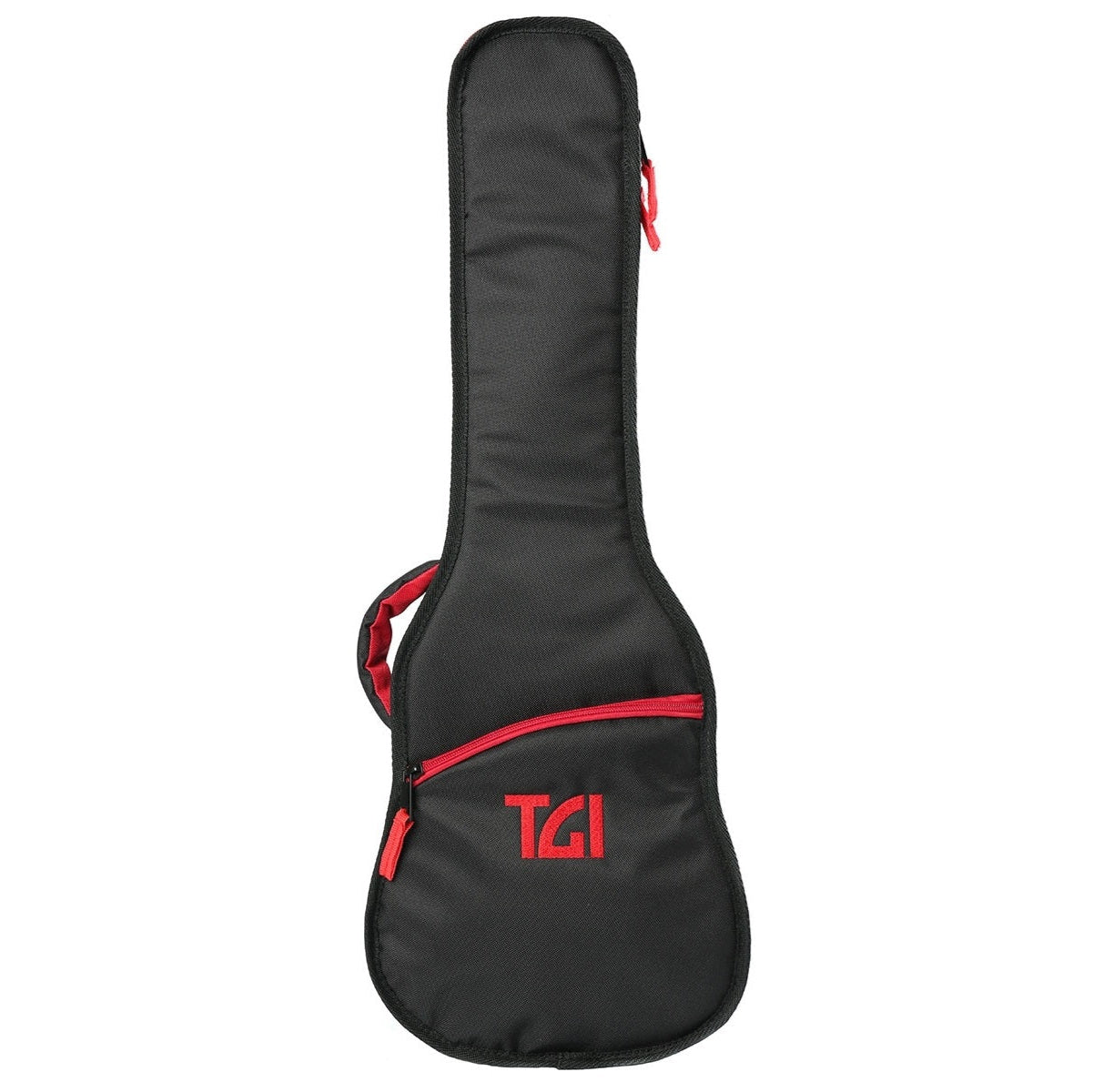 TGI Tenor Ukulele Padded Gig Bag Transit Series Black & Red