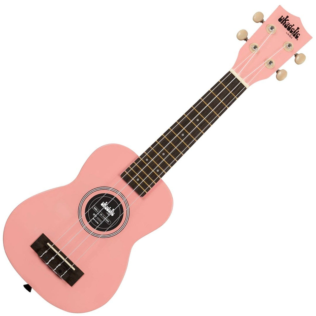 Kala Brand Ukadelic Soprano Ukulele Flamingo Pink