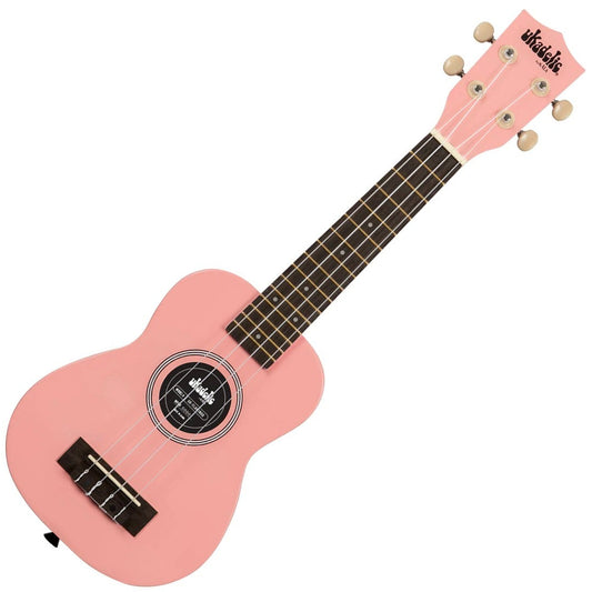 Kala Brand Ukadelic Soprano Ukulele Flamingo Pink