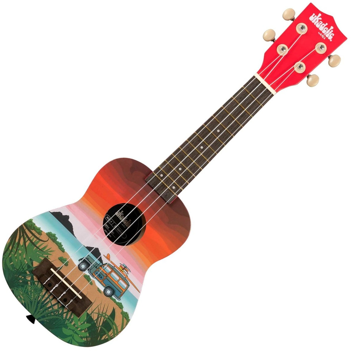 Kala Brand Surfari Ukadelic Soprano Ukulele UK-SURFARI