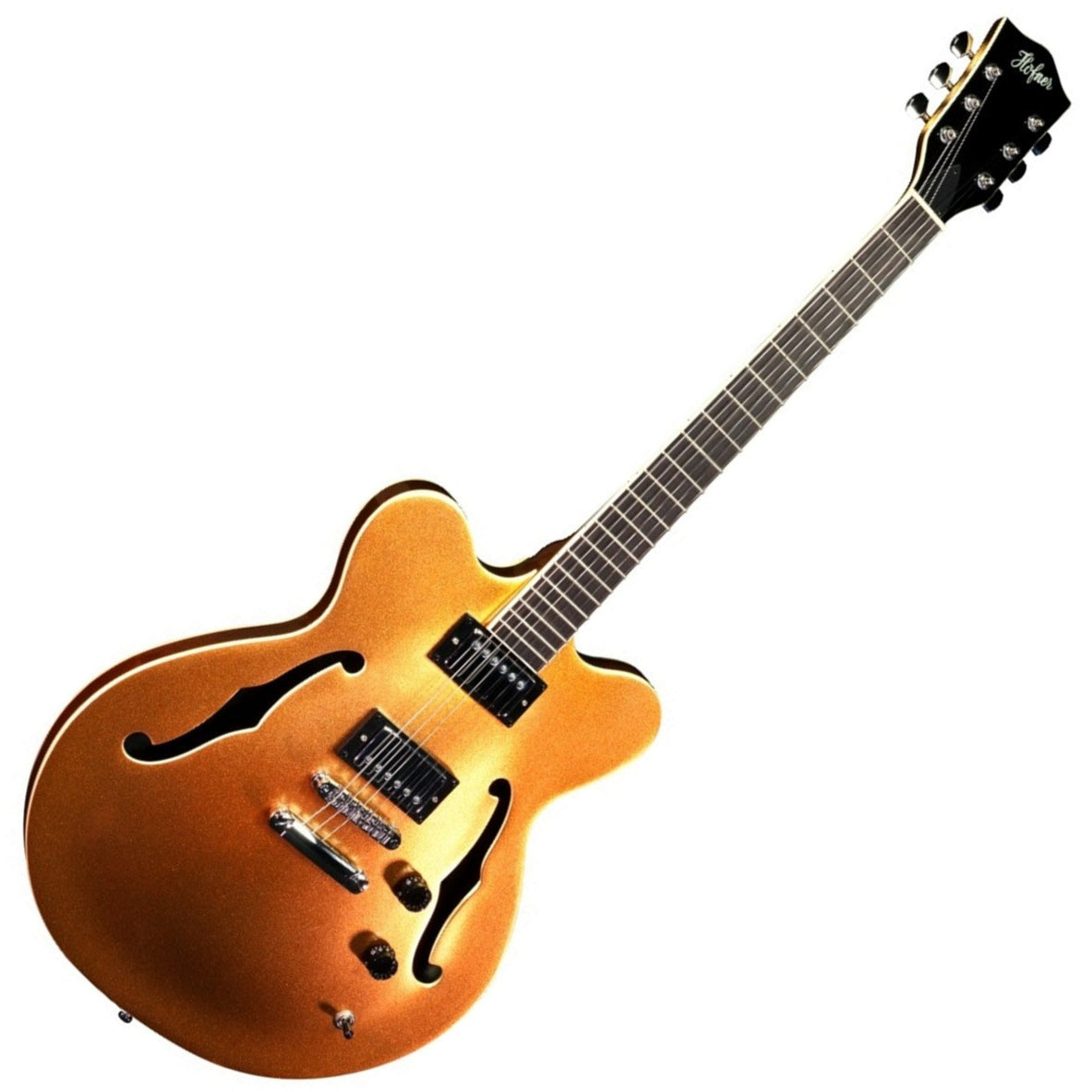 Hofner Verythin Electric Guitar UK Exclusive In Pearl Gold