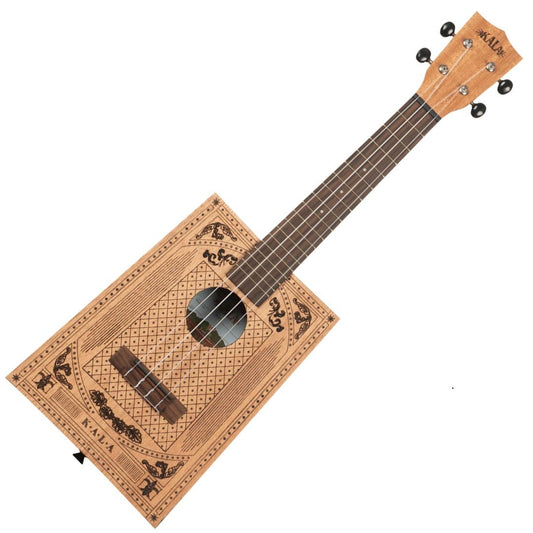 Kala Brand Victorian Cigar Box Concert Ukulele With Bag - KA-CB-VICT-C