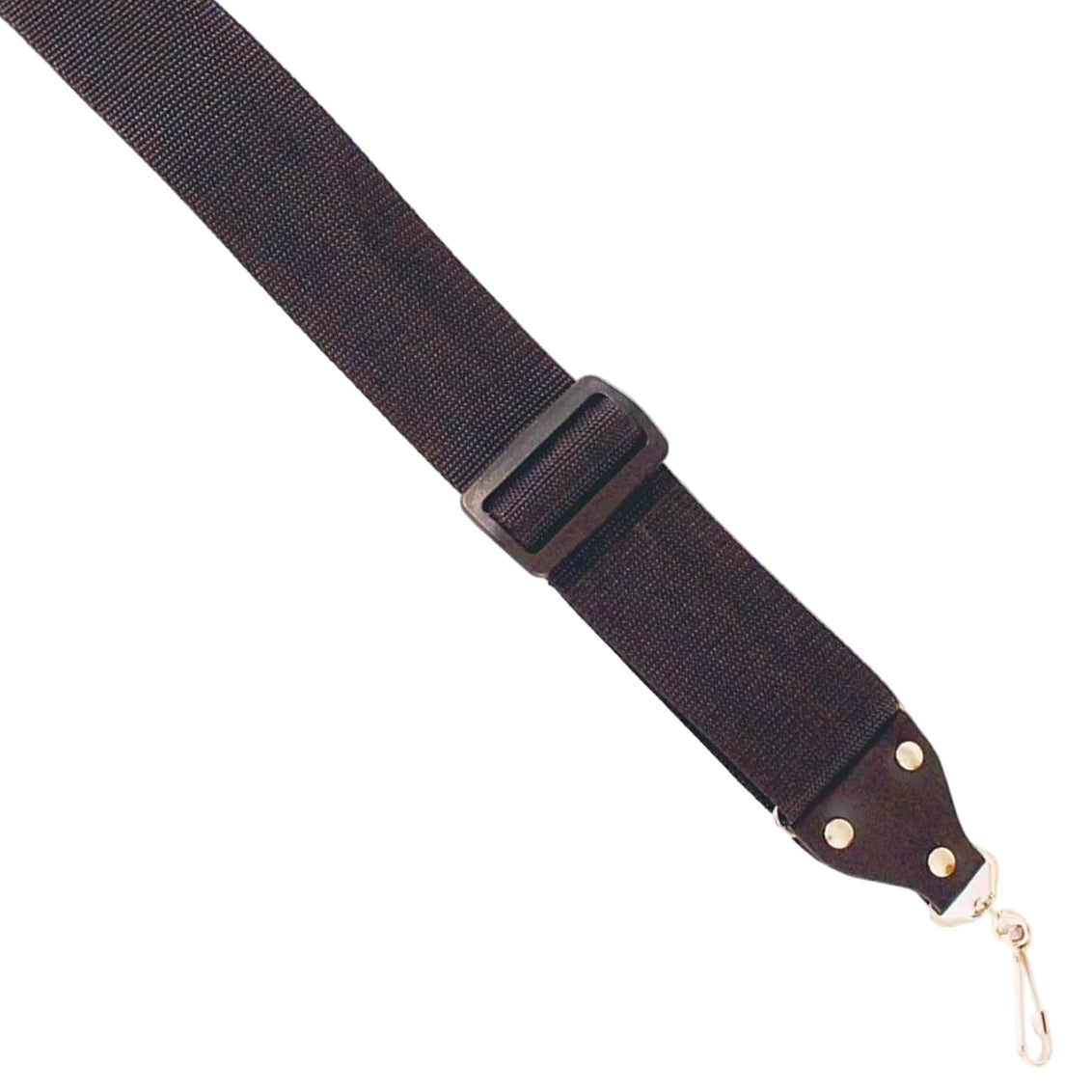 TGI Traditional Woven Banjo Sling Strap With 2 Clasps BLACK