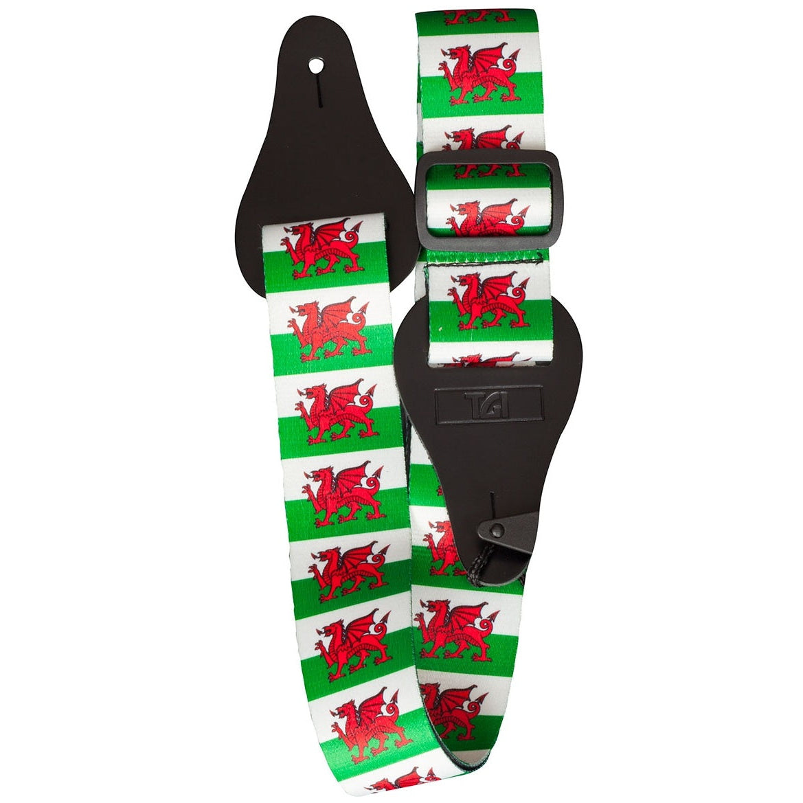 TGI Guitar Strap Welsh Dragon Flag