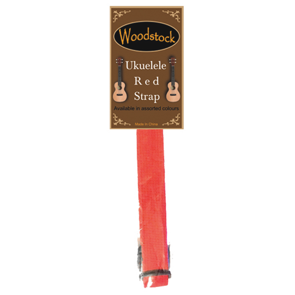 Woodstock Ukulele Strap Sling - Red
