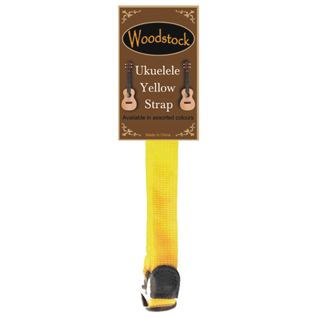 Woodstock Ukulele Strap Sling Yellow